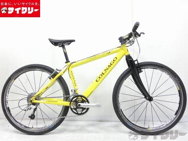 製品情報カテゴリ完成車 ロードバイク ロードバイク メーカーコルナゴ年式2000年頃色イエロー状態ランクC(少々キズあり)送料サイズ大型サイズトップチューブ長：550mmシートチューブ長：400mmヘッドチューブ長：100mmクランク長：170mmステム長：90mmハンドル幅：530mmパーツフレーム材質：アルミフォーク材質：カーボンリジッドホイール：マビック CROSSRIDEシフター：シマノ DEORE XT SL-M750 3×9sフロントディレイラー：シマノ DEORE XT FD-M750リアディレイラー：シマノ DEORE XT RD-M750クランク：シマノ DEORE XT FC-M752スプロケット：シマノ DEORE XT CS-M750フロントブレーキ：シマノ DEORE BR-M590リアブレーキ：シマノ DEORE XTステム：ITM OUTBACKハンドル：ITM OUTBACKシートポスト：ITM OUTBACKサドル：セライタリア NOVUS EVO状態コメント中古商品です。すれ、傷、使用感がございます。トップチューブ左側面に塗装禿が2か所ございます。シートステーに米粒大の塗装欠けが散見されます。変速、ブレーキ調整済み。ペダル付属いたしません。その他COLNAGO