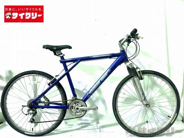 製品情報カテゴリ完成車 MTB コンフォート メーカーGT年式およそ1998年色ブルー状態ランクE(目立つキズあり)送料サイズ大型サイズメーカーサイズ：18インチトップチューブ長：580mm(ホリゾンタル換算C-C実測)シートチューブ長：5...