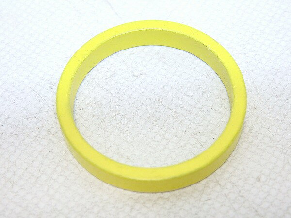 ヘッドパーツ コラムスペーサー 不明 コラムスペーサー イエロー OS/5mm - 中古