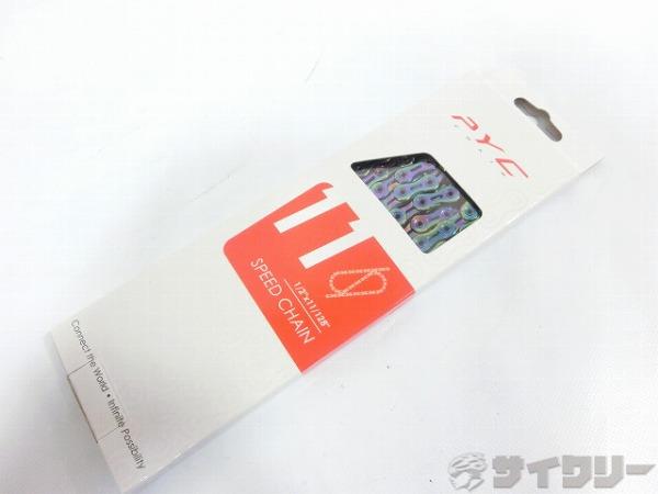 樂天商城 - チェーン PYC チェーン SP1101 PVD-DLC-L レインボー 11s/116L - 中古