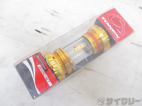 ボトムブラケット JIS トーケン ボトムブラケット TK877TBT ゴールド JIS/68-73mm/φ24mm - 中古
