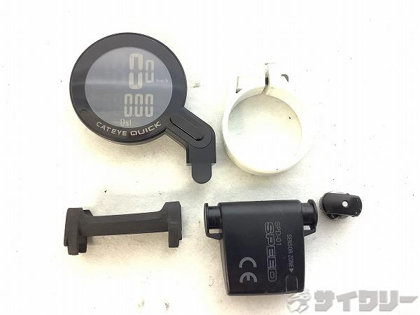 サイクルコンピュータ ノーマル キャットアイ サイクルコンピューター QUICK CC-RS100W - 中古