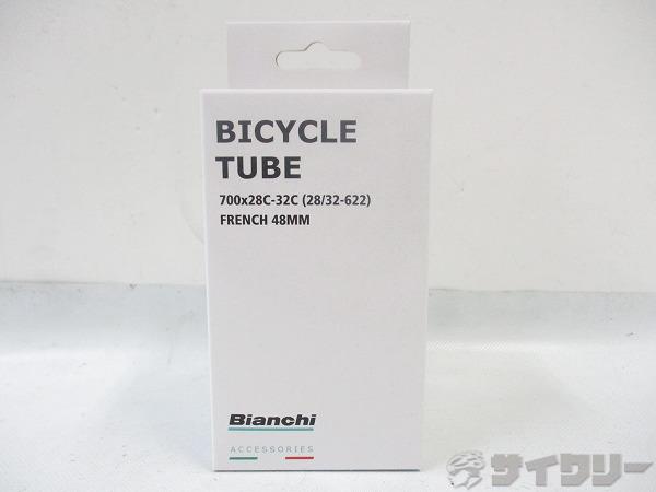 チューブ 700C ビアンキ 仏式チューブ 700x28-32c 48mm - 中古