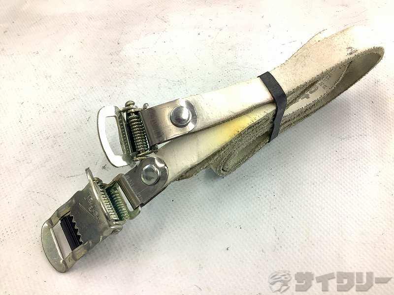 トゥクリップ/トゥストラップ ゼファール レザートゥストラップ WHT - 中古