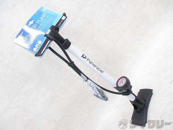 空気入れ、ポンプ フロアポンプ パナレーサー アルミ製フロアポンプ BFP-04AGA3-W ホワイト 新品
