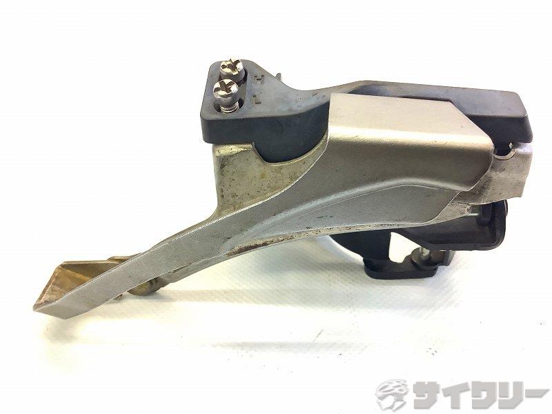 製品情報カテゴリドライブトレイン フロントディレイラー メーカーシマノ年式-色状態ランクD(年式相応のキズあり)送料サイズ小型サイズクランプ径：34.9mmパーツ対応段数：3sケーブルルーティング：TOP状態コメント中古品になります。使用に伴う傷ございます。その他SHIMANO