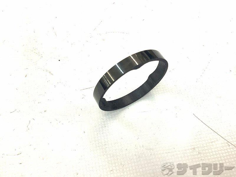 ヘッドパーツ コラムスペーサー 不明 カーボンコラムスペーサー　OS 5mm - 中古
