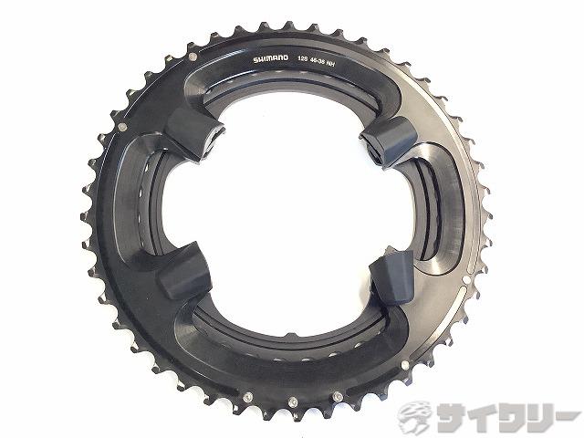 クランク チェーンリング シマノ チェーンリングセット 12s 46-36 NH - 中古