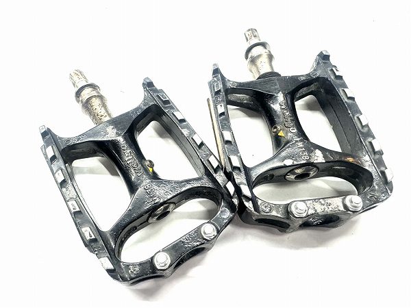 ペダル フラットペダル ウェルゴ 脱着式ペダル M138 MAGNESIUM ブラック - 中古