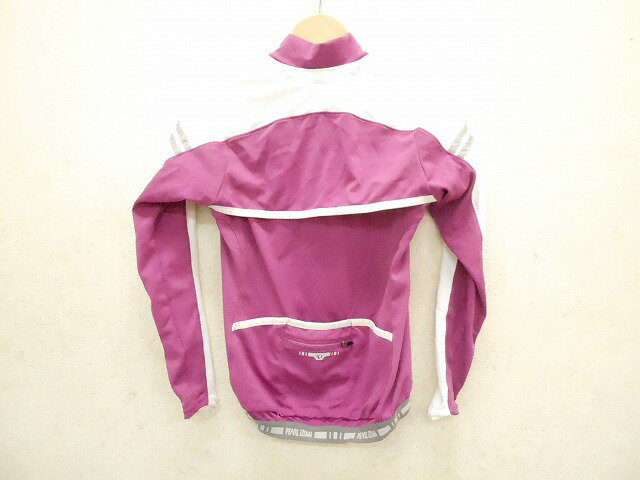 トップス 長袖ジャージ パールイズミ 長袖フルジップジャージ サイズ：S パープル/ホワイト - 中古
