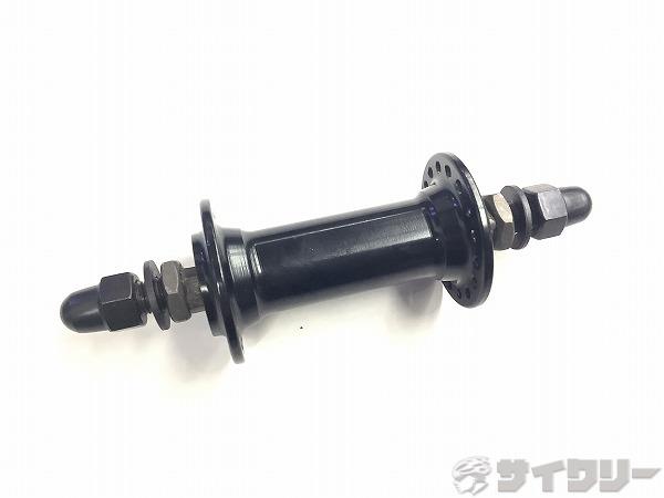 ハブ ロード用 不明 フロントハブ 100mm/32H ブラック ナット式 - 中古