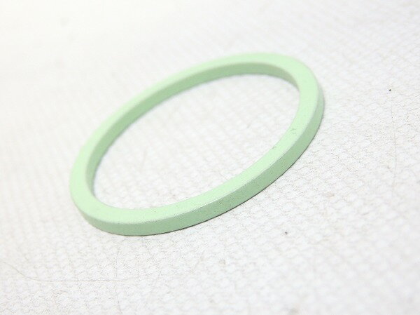 ヘッドパーツ コラムスペーサー 不明 コラムスペーサー ミントグリーン　OS/2mm - 中古