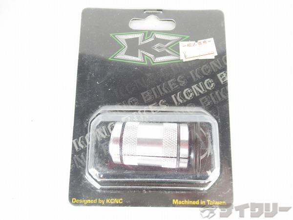 ヘッドパーツ アヘッド KCNC アヘッドセットキャップ＆アンカー OS用 ブラック - 中古