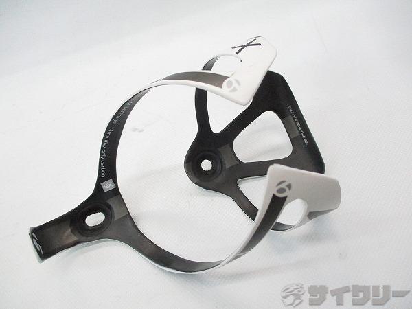 ボトルケージ ボントレガー カーボンボトルケージ レーサーボトル用 ホワイト - 中古