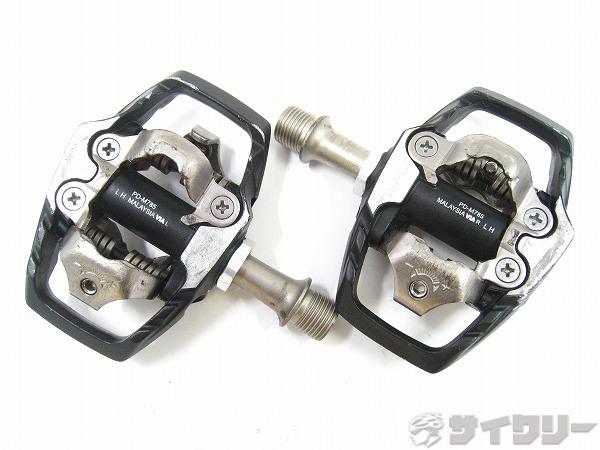 ペダル ビンディングペダル シマノ ビンディングペダル PD-M785 DeoreXT SPD - 中古