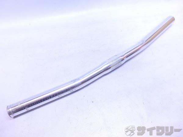 ハンドル フラット/ライザーバー 不明 フラットバー シルバー 430/φ25.4 - 中古
