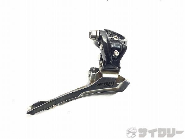 製品情報カテゴリドライブトレイン フロントディレイラー メーカースラム年式-色状態ランクD(年式相応のキズあり)送料サイズ小型サイズクランプ径：32mmパーツ対応段数：2s状態コメント中古商品でございます。使用感、傷、汚れがございます。取付傷、全体的に錆がみられます。クランプボルトが欠品しております。写真掲載品で全てになります。その他