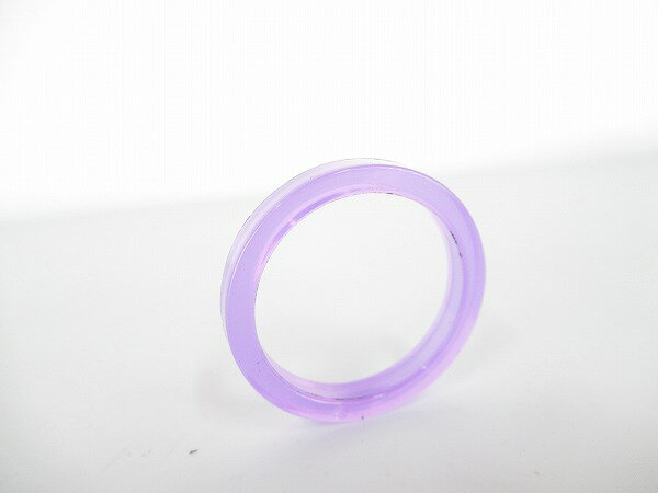 ヘッドパーツ コラムスペーサー 不明 コラムスペーサー　樹脂製　パープル　OSコラム用　高さ：5mm - 中古