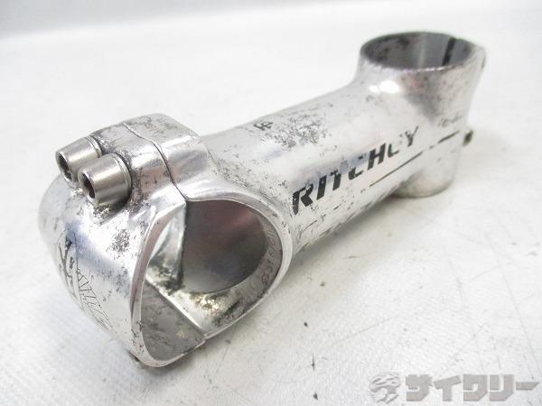 製品情報カテゴリハンドル関連 ステム アヘッド メーカーリッチー年式-色状態ランクE(目立つキズあり)送料サイズ小型サイズステム長：90mmコラム径：28.6mmクランプ径：31.8mm角度：6°/84°パーツ色：シルバー状態コメント中古商品です。全体的に腐食が強いです。使用に伴う小傷、使用感がございます。その他