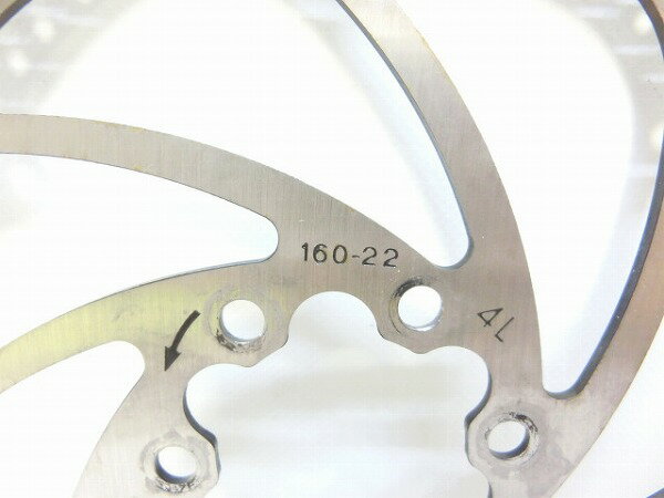 ブレーキ用小物 ディスクローター テクトロ ディスクローター φ160mm 6穴 - 中古