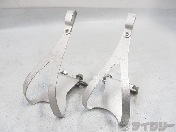 トゥクリップ/トゥストラップ 三ヶ島 アルミ トゥクリップ Mサイズ NJS - 中古