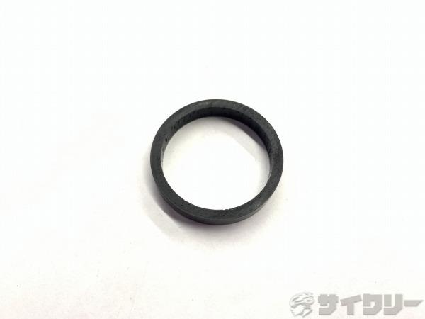 ヘッドパーツ コラムスペーサー 不明 カーボンコラムスペーサー 5mm/28.6mm - 中古