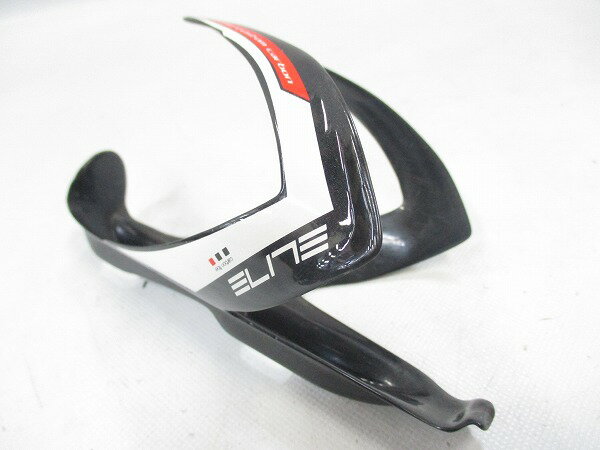 ボトルケージ エリート ボトルケージ Custom carbon ブラック/レッド - 中古