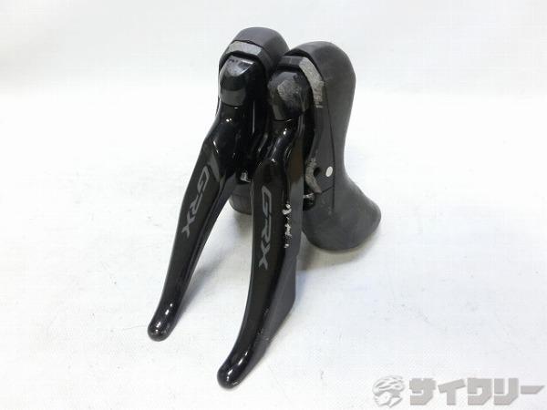 シフター デュアルコントロールレバー シマノ 油圧ディスク対応STIレバー GRX ST-RX400 2x10s - 中古