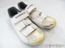 シューズ シマノ ビンディングシューズ SH-RP200-SW 37(23.2cm) 3穴 - 中古