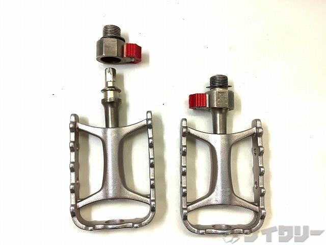 ペダル フラットペダル ウェルゴ 脱着式フラットペダル - 中古