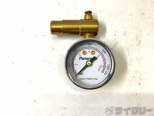 Other - 空気入れ、ポンプ 携帯ポンプ パナレーサー エアーゲージ - 中古