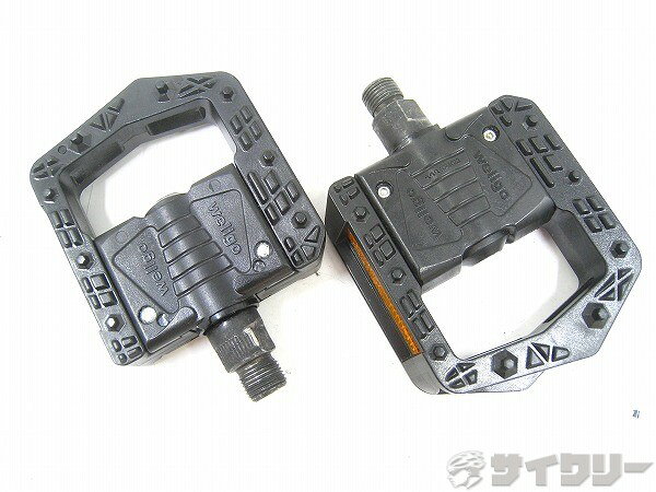 ペダル フラットペダル ウェルゴ 折り畳みペダル ブラック - 中古