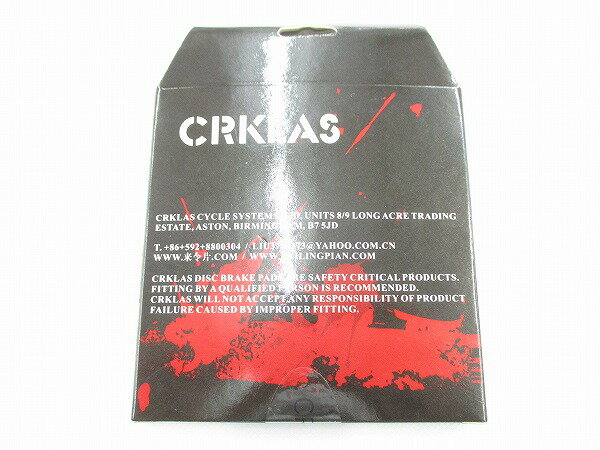 ブレーキ用小物 ブレーキパッド/シュー CRKLAS ディスクブレーキパッド - 中古