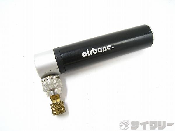 空気入れ、ポンプ 携帯ポンプ エアボーン 携帯ポンプ ブラック 米/仏式 - 中古