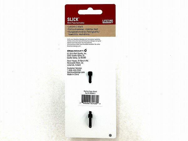 ボトルケージ ブラックバーン 【未使用】ボトルケージ SLICK スリック ブラック 3BB-SLK-BK - 中古