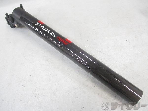 シートポスト 31.6mm 3T カーボンシートポスト STYLUS 25 TEAM φ31.6mm/350mm - 中古