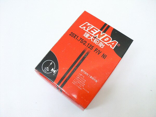 チューブ 20インチ以下 ケンダ チューブ 20×1.75-2.125 仏式/バルブ長30mm 新品