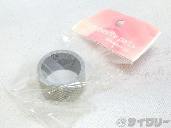 ヘッドパーツ コラムスペーサー ダイアテック シルバーカーボン OS/20mm - 中古