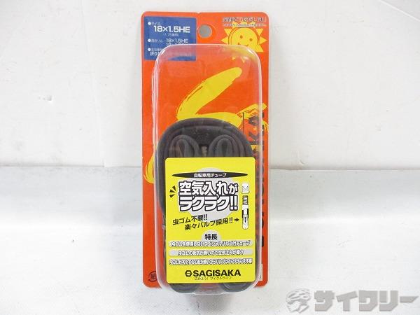 製品情報カテゴリホイール関連 チューブ 20インチ以下 英式メーカーサギサカ年式-色状態ランクA(未使用品)送料サイズ小型サイズサイズ：18x1.5/1.75 HEパーツバルブ規格：英式状態コメント未使用品です。その他