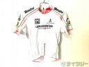 トップス 半袖ジャージ サンティーニ ハーフジップ半袖ジャージ LaGazzetta dello Sport Mサイズ - 中古