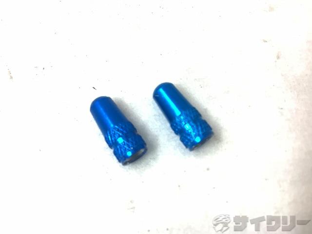 その他 不明 バルブキャップ BLUE 　仏式 - 中古