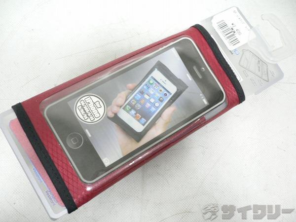 バッグ類（車体用） その他 ギザプロダクツ スマートフォンケース SEAL WRAP iPHONE3-5s レッド - 中古