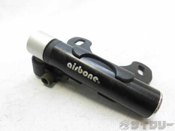 悬掛用 - 空気入れ、ポンプ 携帯ポンプ エアボーン 携帯ポンプ CO2ボンベ対応デュアルファンクション ブラック - 中古