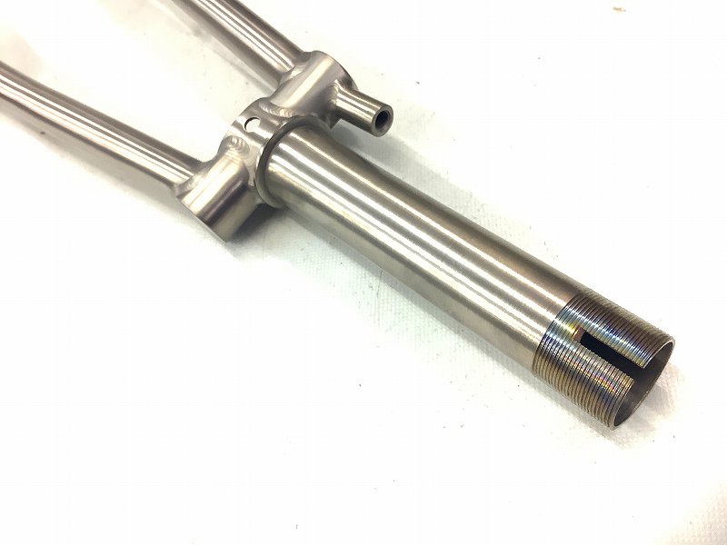 フォーク 不明 Titanium フロントフォーク ブロンプトン用1 20インチ DISC - 中古