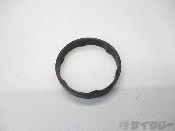 ヘッドパーツ コラムスペーサー 不明 カーボンコラムスペーサー OS/5mm - 中古