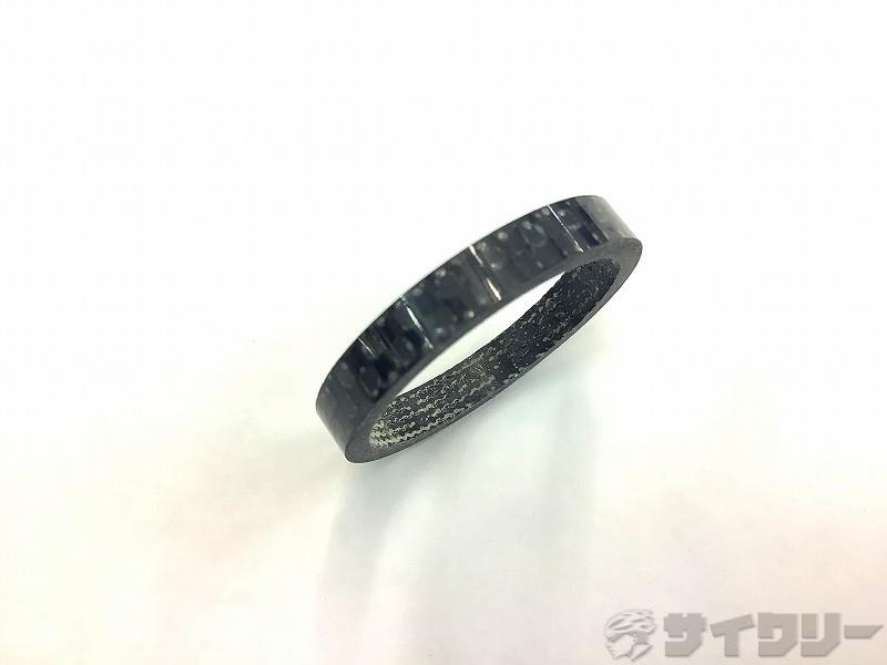 ヘッドパーツ コラムスペーサー 不明 カーボンコラムスペーサー OS 5mm - 中古