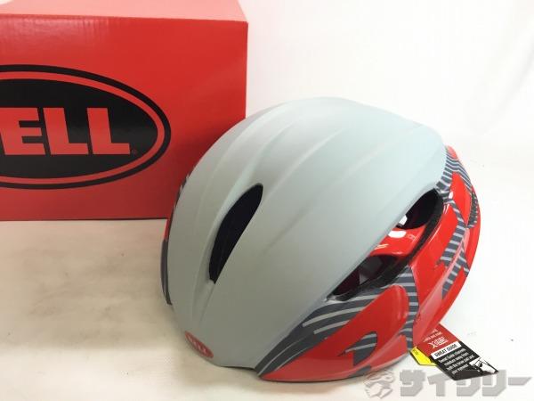 ヘルメット ベル ヘルメット Z20 エアロ　ミップス グレー/クリムゾン M（55～59cm） 中古