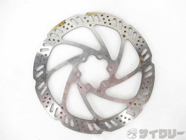 ブレーキ用小物 ディスクローター テクトロ ディスクローター　160mm　6穴 - 中古