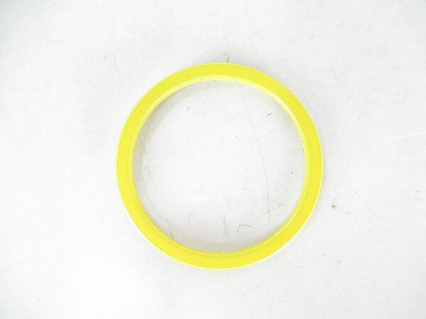 ヘッドパーツ コラムスペーサー 不明 アルミコラムスペーサー　イエロー　OSコラム用　高さ：2mm - 中古