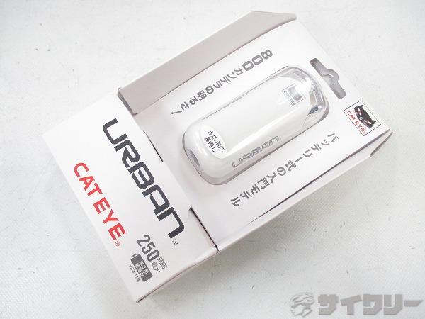 ライト フロント キャットアイ フロントライト HL-EL145 URBAN ホワイト 新品(4.0)